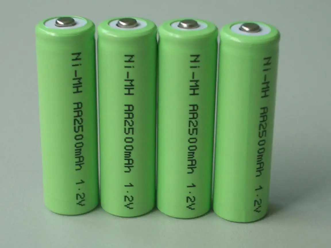 Aa nimh bateria recarregável 2000 mah 1.2v/células