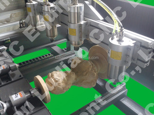 Woodworking 3D <strong>CNC</strong> <strong>Router</strong> with 4 Axis <strong>DSP</strong> <strong>Control</strong> System/Chair Legs 3d <strong>CNC</strong> Engraving Machine 1325 for Wooden Furniture Legs