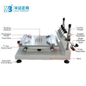 Zb3040h Hướng dẫn sử dụng hàn dán màn hình máy in PCB Hàn dán máy in 250x400mm tiện dụng hàn dán màn hình máy in - Product Image 3