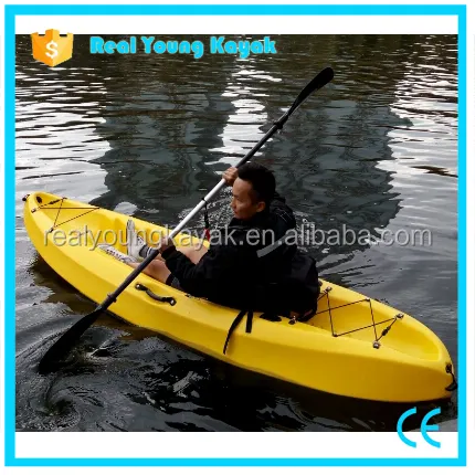 Commercio all'ingrosso di plastica Sit on Top Kayak Pagaia Barca Canoa Trasparente