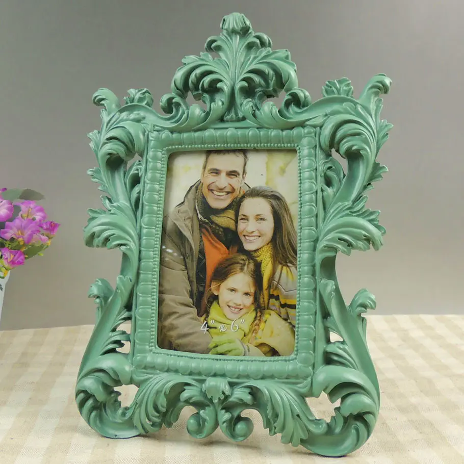 Stile Europeo classico Polyresin Foto Photo Frame per i regali di nozze