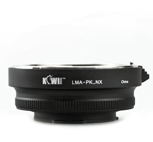 Kiwifotos LMA-PK_NX Lens montaj adaptörü LMA-PK_NX Pentax lensler üzerinde Samsung NX kamera gövdesi. - Product Image 1