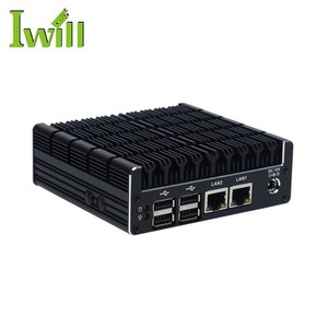 Mini pc nuc nube ordenador con J3060 dual core linux ubuntu server router 2 lan 2 HD-MI