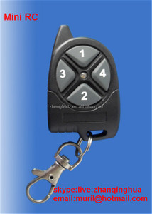 ミニ4ビッグ1/2/3/4ボタン315MHz/433MHz 2262 1527 301車、電気ドア、カーテン、アラームホスト用のキーリング付きリモコン - Product Image 1