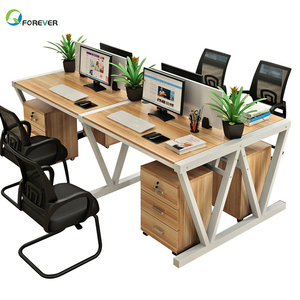 Mesa y silla para 4 personas, escritorio para ordenador de escritorio sencillo, venta al por mayor, novedad - Product Image 1