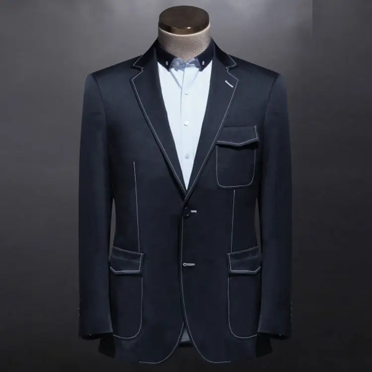 Giacca per abbigliamento in tessuto di lino di ottima qualità che supporta giacca personalizzata da lavoro comoda su misura giacca soft shell