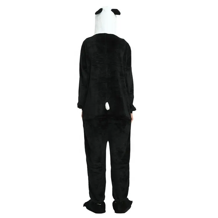 Pyjama de Cosplay de Panda, vêtements de nuit unisexe pour adultes, Costume d'halloween, Costume d'animal de Panda de Cosplay en peluche