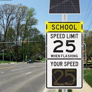 High Quality Radar Your Speed Detector Control Warning Solar LED Signs Road Side Type High <strong>Way</strong> Type Remove Limit Speed radar - Product Image 5