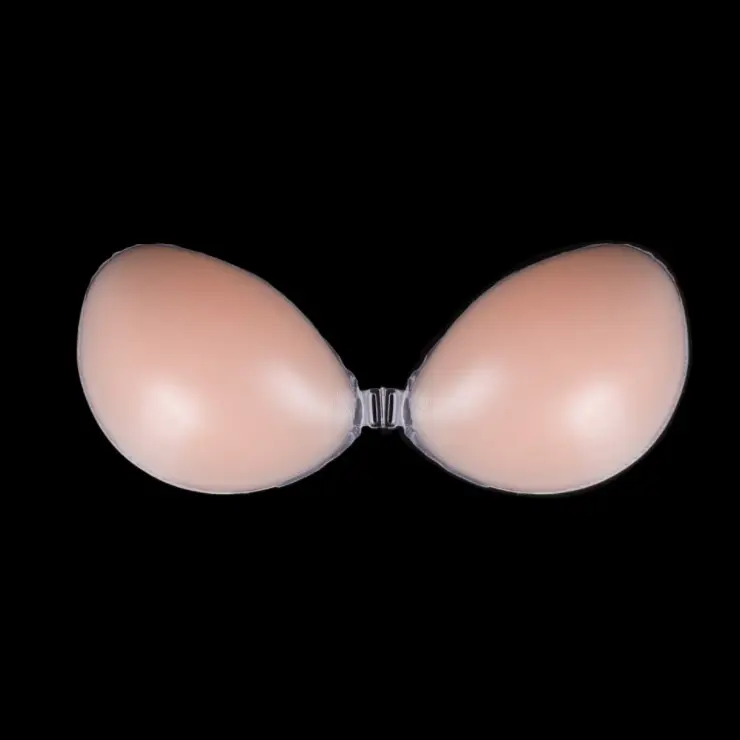 Sujetador adhesivo Sexy para mujer, sujetador Invisible adhesivo sin tirantes, Push up de silicona para vestido sin espalda