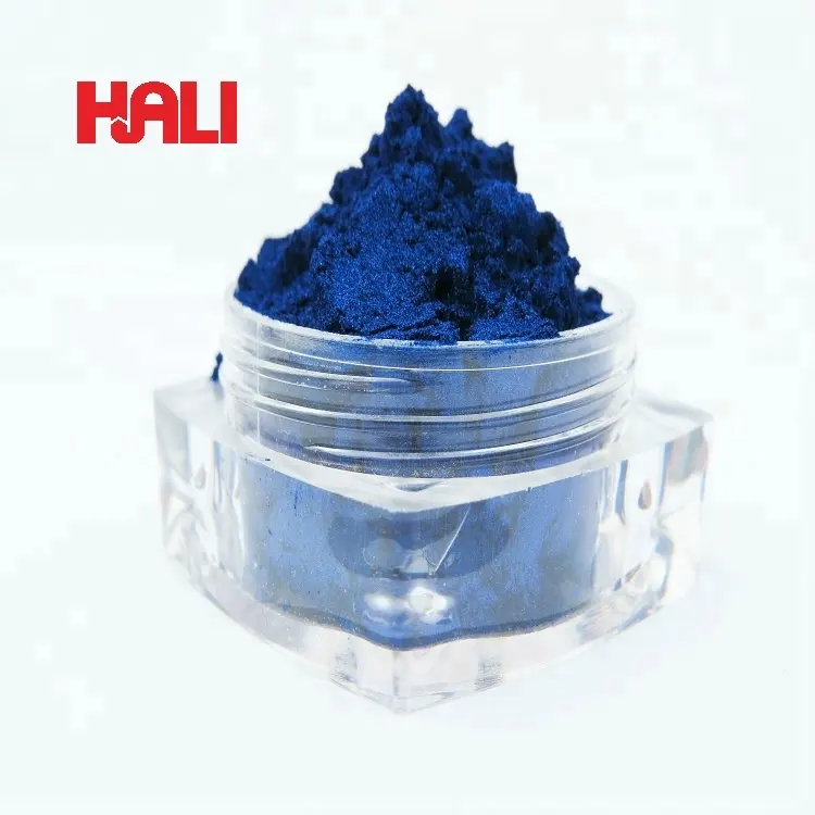Pigment spécial de mica, poudre nacrée, couleur bleu foncé, livraison gratuite, 64225PB