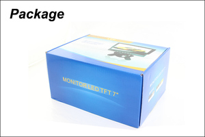 12V 24V 7 Inch LCD Display Screen 4 Channel Video <strong>Input</strong> <strong>Monitor</strong> Support 4 Cameras Rear View <strong>Backup</strong> Safety System for Truck Bus - Product Image 6