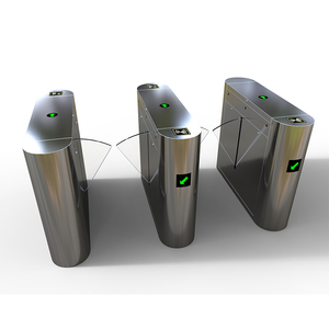 Metro istasyonu giriş kontrol köprüsü eğimli kanatlı geçiş kapısı kapı turnike hf-y01bd - Product Image 5
