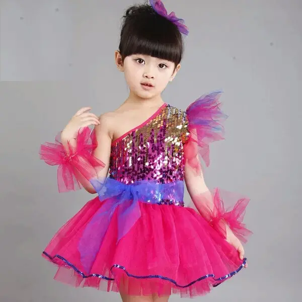 La nouvelle fille vêtements pour enfants/latine jazz costume de danse/danse Jazz jupe CJ-018
