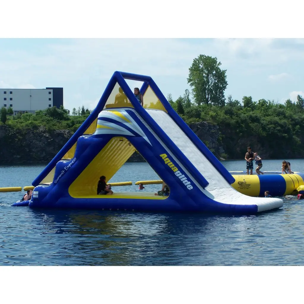 Comerciales grandes flotante inflable parque de agua aventuras inflable parque de agua