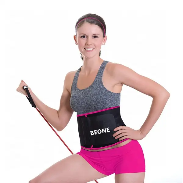 Comodo supporto per la vita Fitness cintura per allenatore in vita cintura per il sudore dimagrante per le donne che corrono per perdere peso