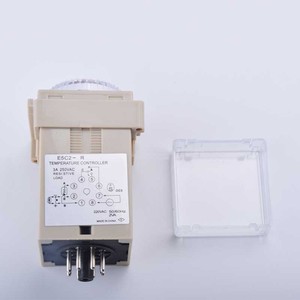 E5C2 AC220V PID controlador de temperatura Digital de mando de Control con salida de relé tipo K de entrada con zócalo - Product Image 6