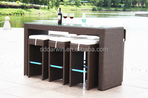 Amerikan Tarzı Popüler Restoran Mobilya Veranda Hasır Rattan <span class=keywords><strong>Bar</strong></span> Taburesi