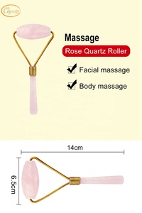 En çok satan güzellik ürünleri gerçek doğal gül kuvars taşlar yeşim rulo yüz ve vücut masajı yüz makinesi - Product Image 3