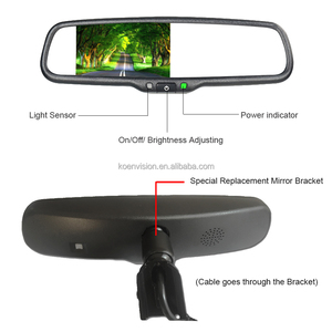 KOEN 4.3&quot; TFT <strong>LCD</strong> Monitor <strong>Reverse</strong> Camera Car Rearview Mirror Monitor - Product Image 5