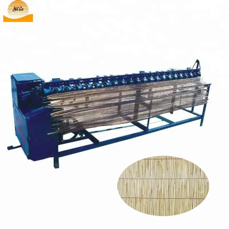Reed screen breien riet gordijn knitter machine bamboe gordijn weven machine