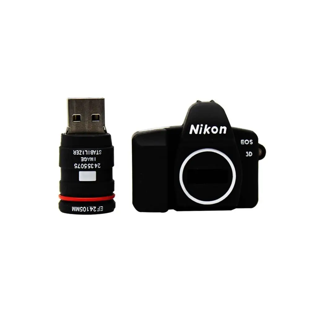 16 GB negro Pendrive Cámara 3D forma USB Flash Drive memoria USB pulgar Stick