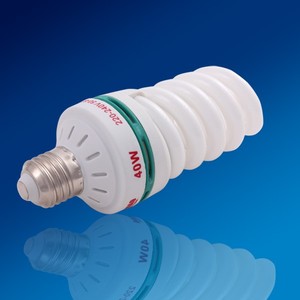 พิมพ์ 40 W Spiral Shape CFL Principle โคมไฟฮาโลเจนจริง 17-18 W หลอดไฟประหยัดพลังงาน - Product Image 2
