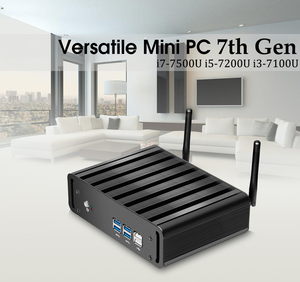 HLY มินิพีซี Win 10 Intel Core i7 5500U Fanless คอมพิวเตอร์เดสก์ท็อป VGA HD WIFI 8G Ram 256G SSD HTPC กล่องทีวี USB3.0 WIFI miniPC - Product Image 2
