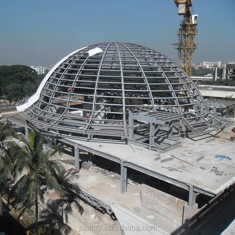 Teto personalizado do telhado do dome do espaço da estrutura de aço