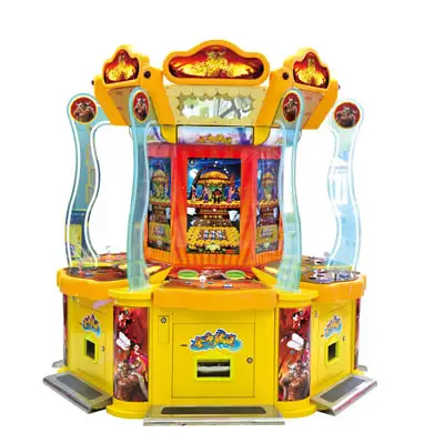 Hotselling Legend Paralar 6 P Jetonlu Çarşı Eğlence Piyango Bilet Sikke Itici Oyun Makinesi Satış