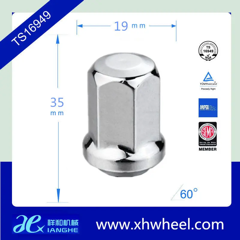 Factory Custom High Precision Chrome Wheel Nut Covers