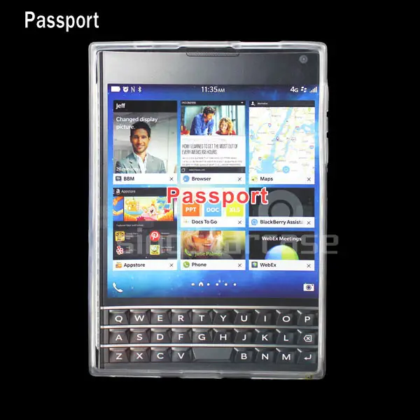 tpu gel back cover case for blackberry passport, for blackberry passport tpu case