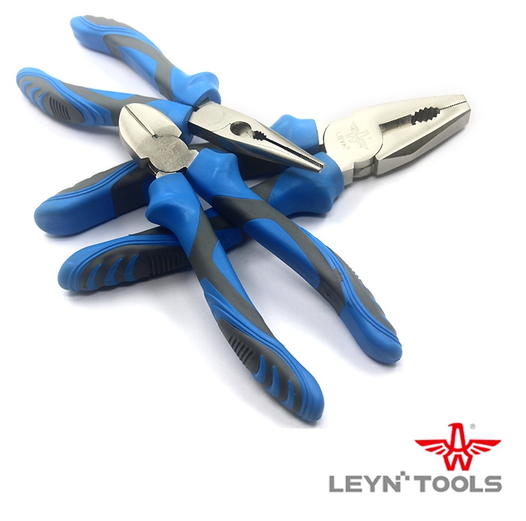 3 Pcs Insulated Length Nose Diagonal Cutting Combination Pliers Set