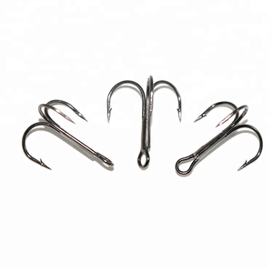 All <strong>Size</strong> High Carbon Steel Fishing <strong>Hook</strong> Fishhooks Durable Treble <strong>Hooks</strong> - Product Image 2