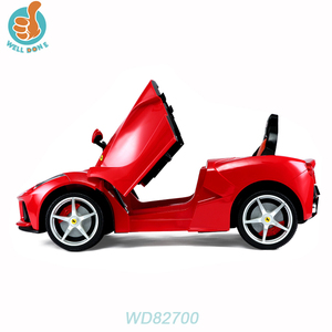 时尚最新品牌玩具车，双门开启，最畅销的音乐真皮座椅骑乘汽车WD82700