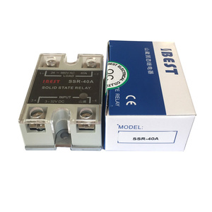 IBEST 15A Single Phase DC 5V 12V 24V <strong>Input</strong> Control AC 220V 380V 480V 660V 660V SSR Solid State Relay