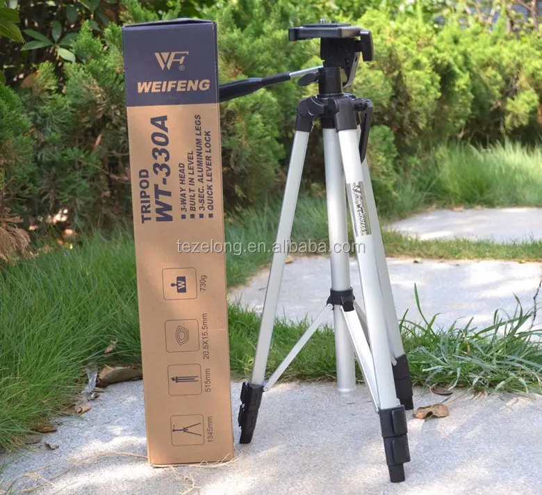 Factory price professional Lightweight digital camera tripod light stand weifeng wt330a