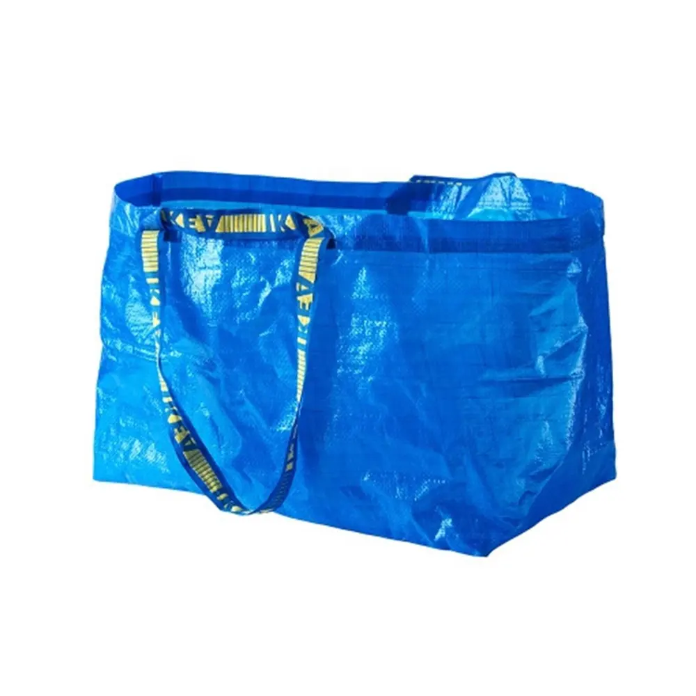 Couleurs sacs en tissu PP tissé shopping sac fourre-tout stratifié PP tissé Extra large