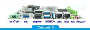X86 Multi Interfaces with 2 GBE LAN 3 USB 3.0 and 6 USB 2.0 Serve Mini ITX Embedded Motherboard - Product Image 5