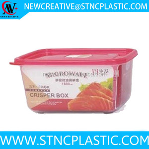 1.1Lไมโครเวฟอาหารกล่องเก็บพลาสติกปิดผนึกสดผลไม้ภาชนะที่มีฝาปิด - Product Image 4