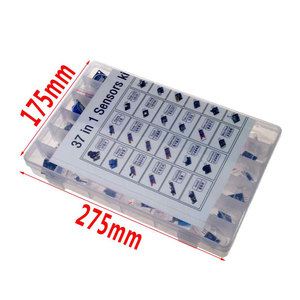Kit moduli sensore 37 in 1 per Robot Raspberry Pi project starter con scatola di plastica