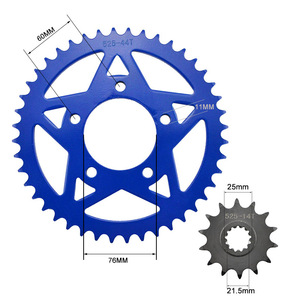 SECURITY PAYMENT 300cc 525 HV 44T / 14T Colored Motorcycle <strong>Chain</strong> and Sprocket Kits for BENELLI 300 BJ300 - Product Image 6
