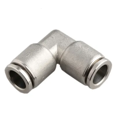 XHnotion 90 Grau Cotovelo Encanamento 1/2 Polegadas PEX Fittings Empurre para Conectar Conector de Encaixe De Tubulação De Aço Inoxidável