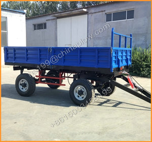 农用拖车双轴翻斗拖车出售 - Product Image 1