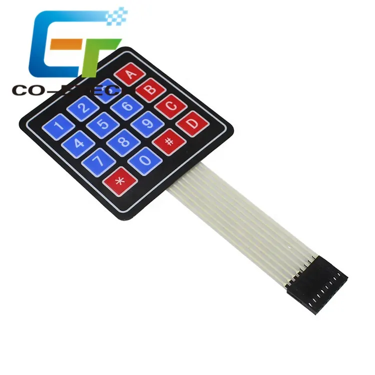16 Key Membrane Switch Keypad 4x4 4*4 Matrix Array Keyboard For DIY KIT