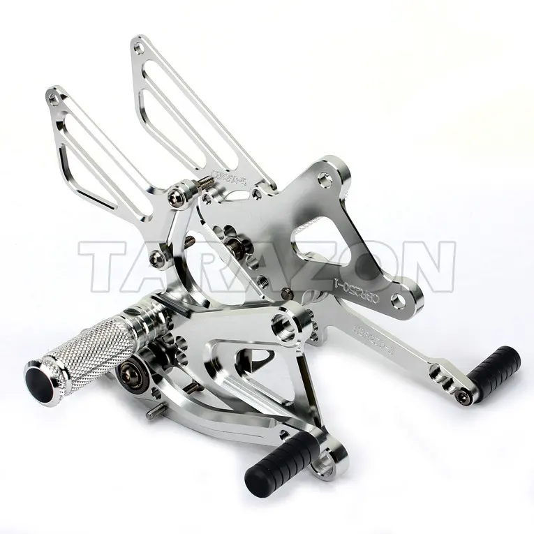 Motosiklet Satış Sonrası CNC Ayarlanabilir Arka Footrest Ayak pegs Honda CBR250R CBR250RR