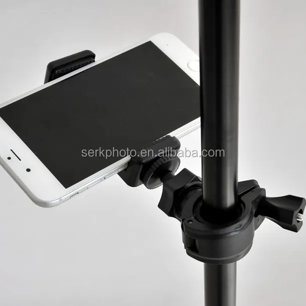 Mini poignée téléphone Flexible de Bâti de Bride poulpe selfie bâton support trépied dslr pour Moto et Vélo