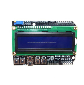 LCD1602 LCD Teclado Escudo Para ATMEGA328 ATMEGA2560 <span class=keywords><strong>raspberry</strong></span> <span class=keywords><strong>pi</strong></span> UNO