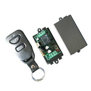 Fernbedienung Schalter 433MHz Universal Wireless Fernbedienung DC 12V Taste Auf/Off RF Schalter Sender Empfänger AG-C101