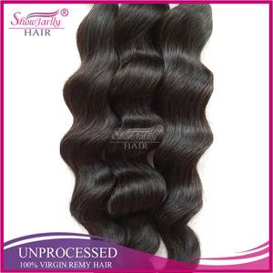 Best Selling 8A Grade Cheap Human Hair <strong>Weave</strong>, Unprocessed Virgin Brazilian Loose Wave Hair, Wholesale Curtain Hair Extensions - Product Image 3