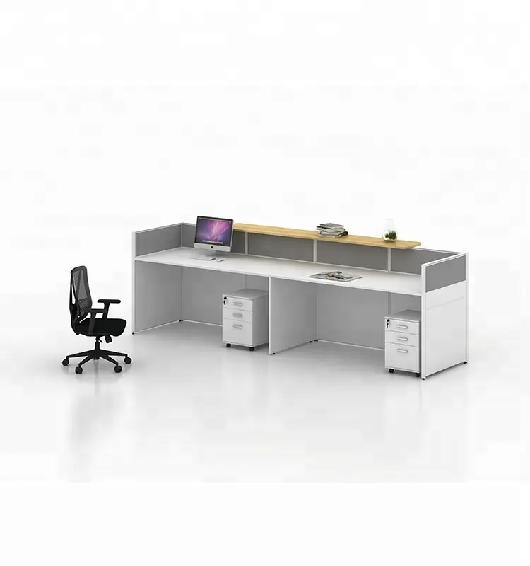 Ufficio a buon mercato su ordinazione rotonda scrivania/grande formato hotel usato scrivania reception